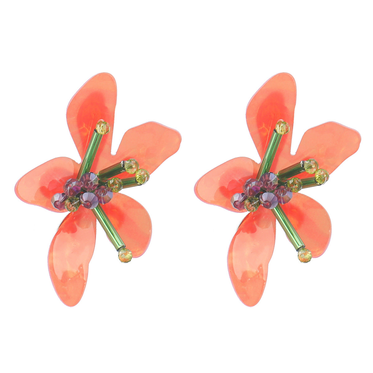 Resina al por mayor Pendientes bohemios collar collar